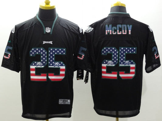 Men’s Philadelphia Eagles LeSean McCoy #25 Black Jersey