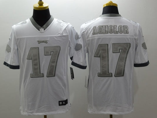 Men’s Philadelphia Eagles Nelson Agholor #17 White Jersey