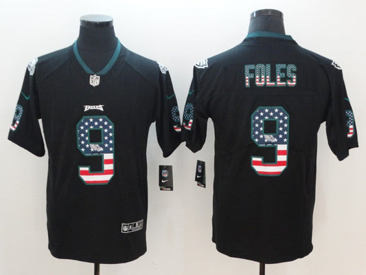 Men’s Philadelphia Eagles Nick Foles #9 Black Team Jersey