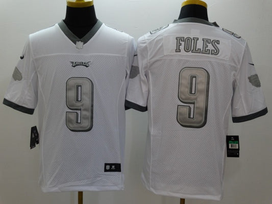 Men’s Philadelphia Eagles Nick Foles #9 White Jersey