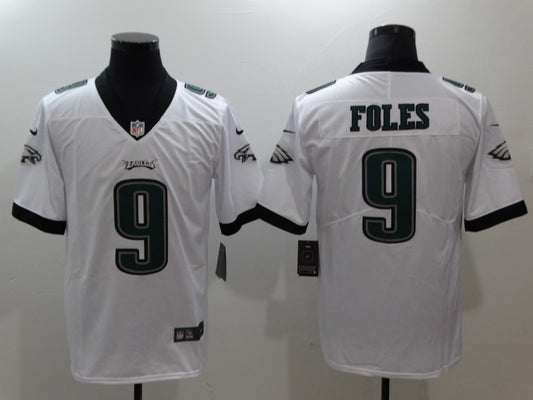 Men’s Philadelphia Eagles Nick Foles #9 White Jersey