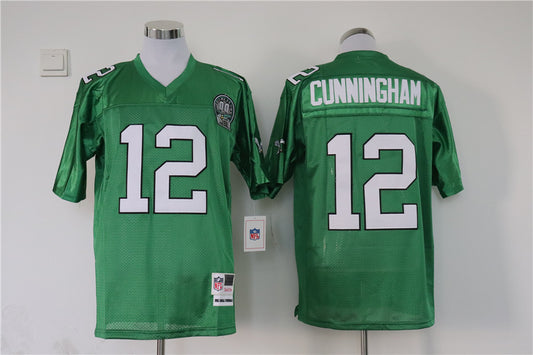 Men’s Philadelphia Eagles Randall Cunningham Mitchell & Ness Kelly Green Legacy Jersey