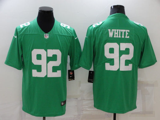 Men’s Philadelphia Eagles Reggie White #92 Green Jersey