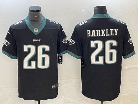 Men’s Philadelphia Eagles Saquon Barkley #26 Black Jersey
