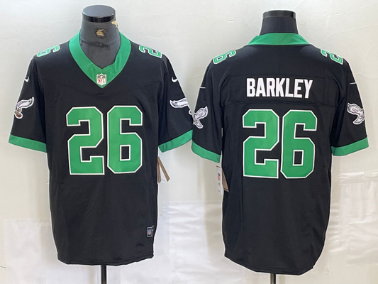 Men’s Philadelphia Eagles Saquon Barkley #26 Black Vapor F.U.S.E. Limited Jersey