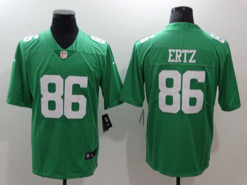 Men’s Philadelphia Eagles Zach Ertz #86 Green Jersey City edition