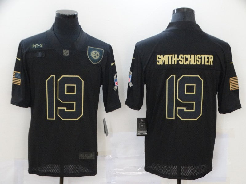 Men’s Pittsburgh Steelers #19 JuJu Smith-Schuster Black Jersey