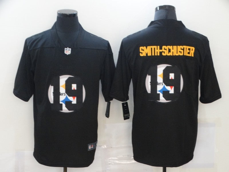Men’s Pittsburgh Steelers #19 JuJu Smith-Schuster Black Team Jersey