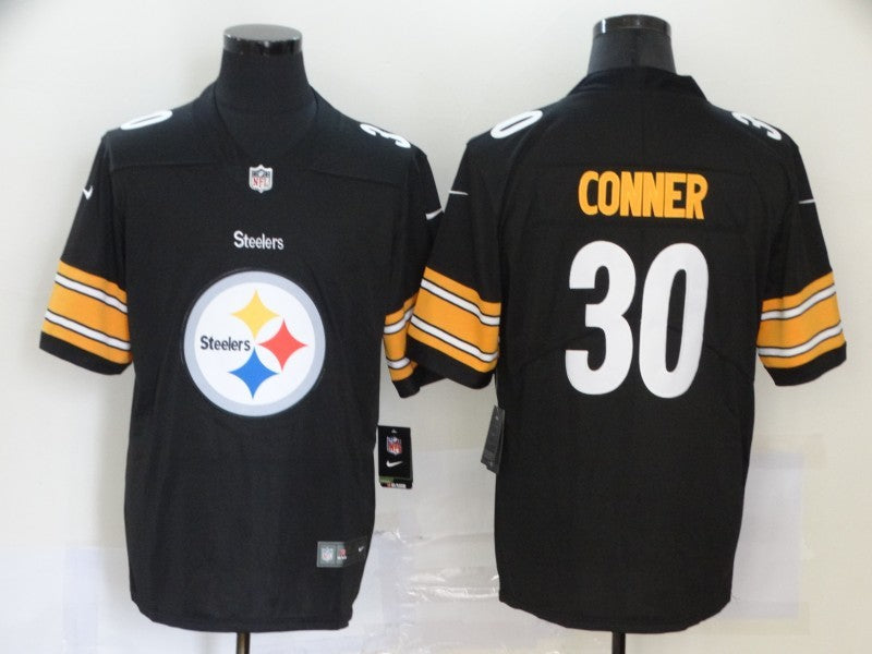 Men’s Pittsburgh Steelers #30 James Conner Black Jersey