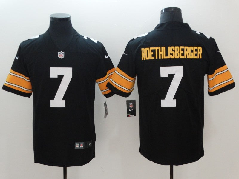 Men’s Pittsburgh Steelers #7 Ben Roethlisberger Black Jersey