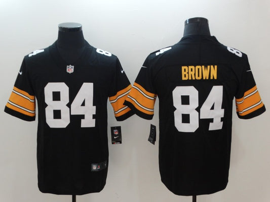 Men’s Pittsburgh Steelers Antonio Brown #84 Black Jersey