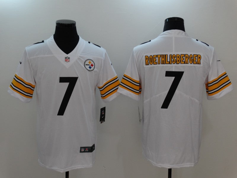Men’s Pittsburgh Steelers Ben Roethlisberger #7 White Jersey