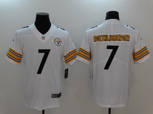Men’s Pittsburgh Steelers Ben Roethlisberger #7 White Jersey