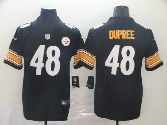 Men’s Pittsburgh Steelers Bud Dupree #48 Black Jersey
