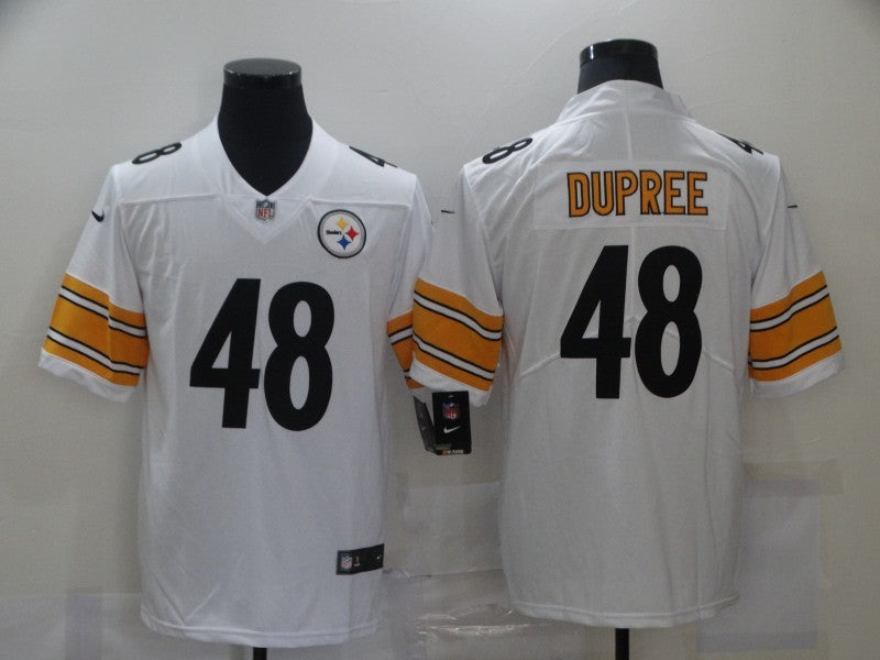 Men’s Pittsburgh Steelers Bud Dupree #48 White Jersey
