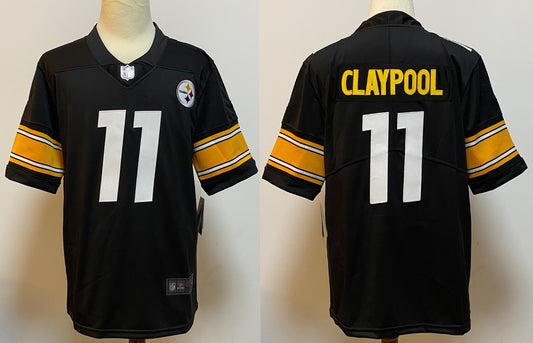 Men’s Pittsburgh Steelers Chase Claypool #11 Black Jersey