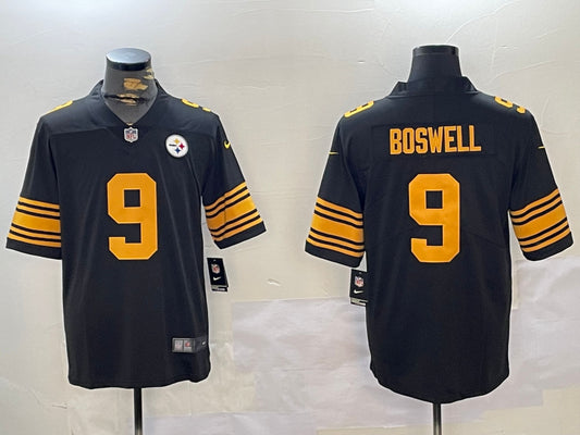 Men’s Pittsburgh Steelers Chris Boswell #9 Black Jersey