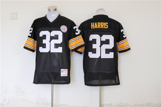 Men’s Pittsburgh Steelers Franco Harris Mitchell & Ness Black Legacy Jersey