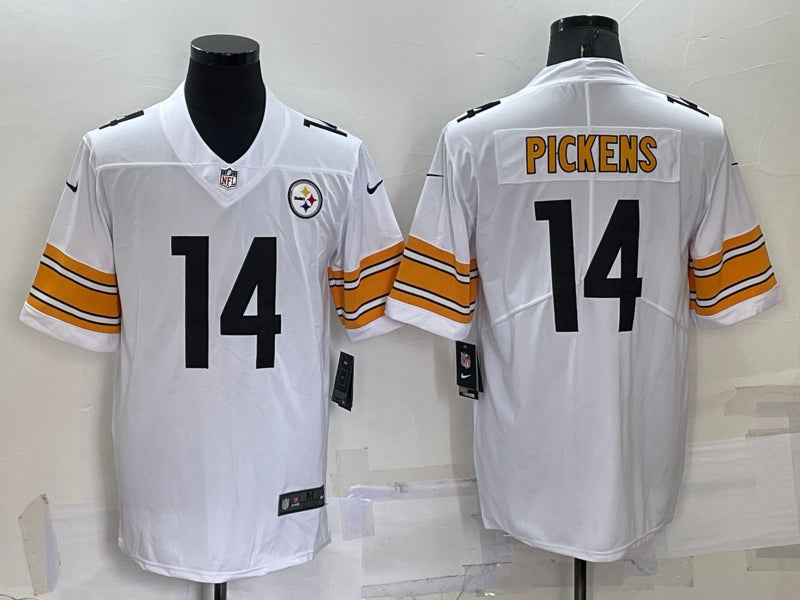 Men’s Pittsburgh Steelers George Pickens #14 White Jersey