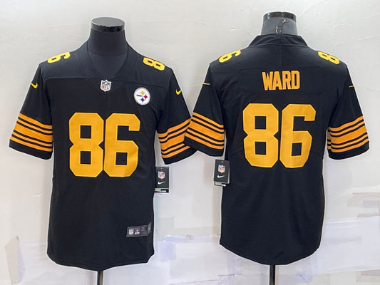 Men’s Pittsburgh Steelers Hines Ward #86 Black Alternate Legend Jersey
