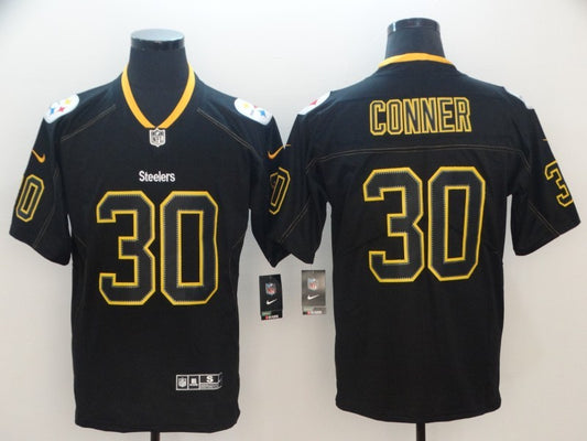 Men’s Pittsburgh Steelers James Conner #30 Black Jersey