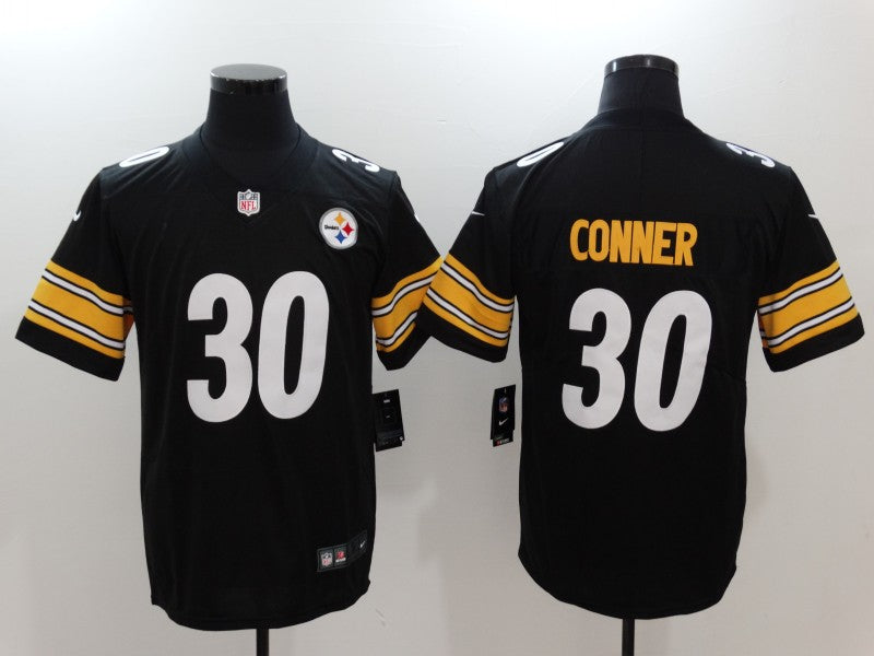 Men’s Pittsburgh Steelers James Conner #30 Black Vapor F.U.S.E. Limited Jersey