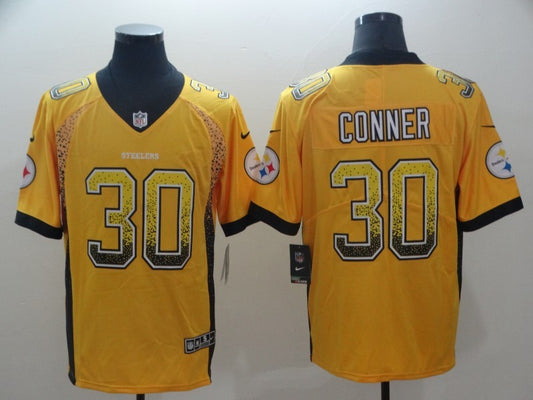 Men’s Pittsburgh Steelers James Conner #30 Gold Jersey