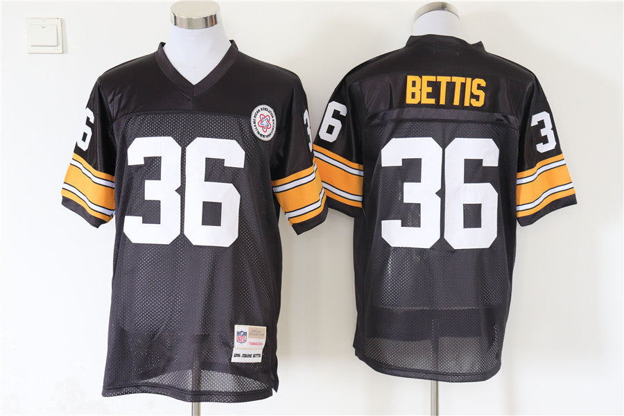 Men’s Pittsburgh Steelers Jerome Bettis Mitchell & Ness Black Legacy Jersey