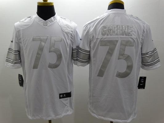 Men’s Pittsburgh Steelers Joe Greene #75 White Jersey