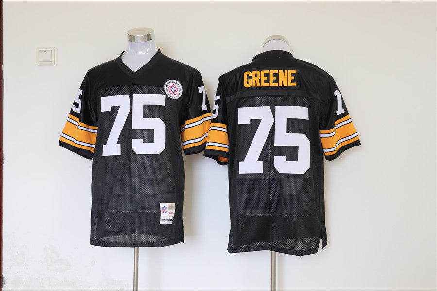 Men’s Pittsburgh Steelers Joe Greene Mitchell & Ness Black Legacy Jersey