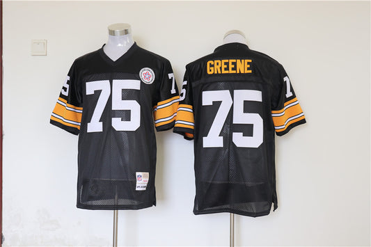 Men’s Pittsburgh Steelers Joe Greene Mitchell & Ness Black Legacy Jersey