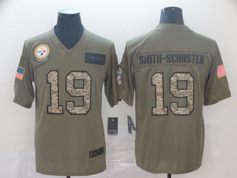 Men’s Pittsburgh Steelers JuJu Smith-Schuster #19 Brown Jersey