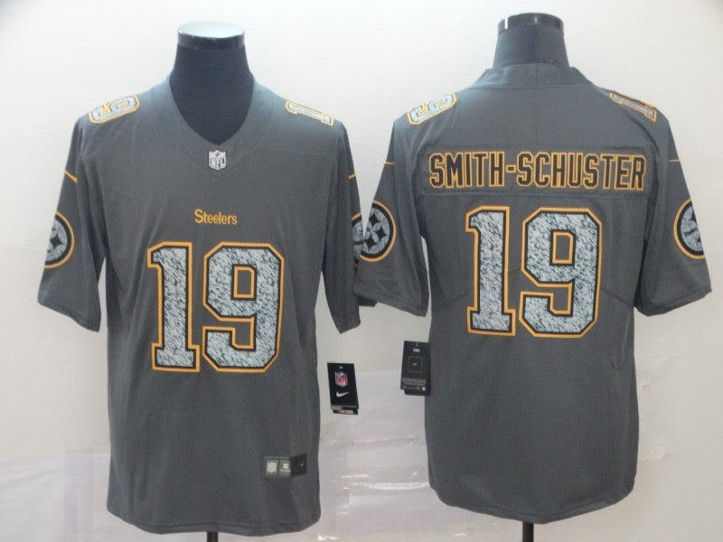 Men’s Pittsburgh Steelers JuJu Smith-Schuster #19 Gray Jersey