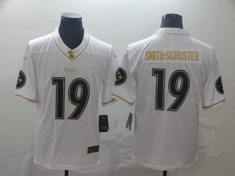 Men’s Pittsburgh Steelers JuJu Smith-Schuster #19 White Alternate Jersey
