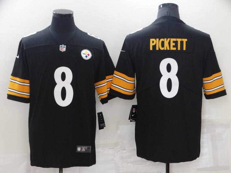 Men’s Pittsburgh Steelers Kenny Pickett #8 Black Jersey