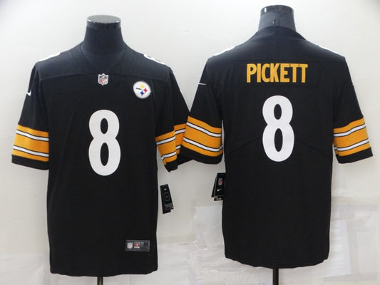 Men’s Pittsburgh Steelers Kenny Pickett #8 Black Jersey