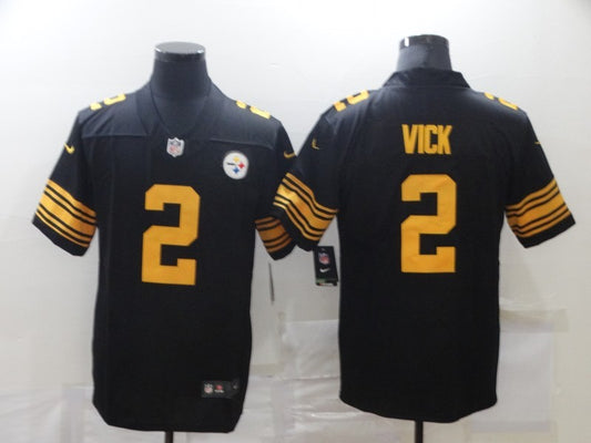 Men’s Pittsburgh Steelers Michael Vick #2 Black Alternate Legend Jersey