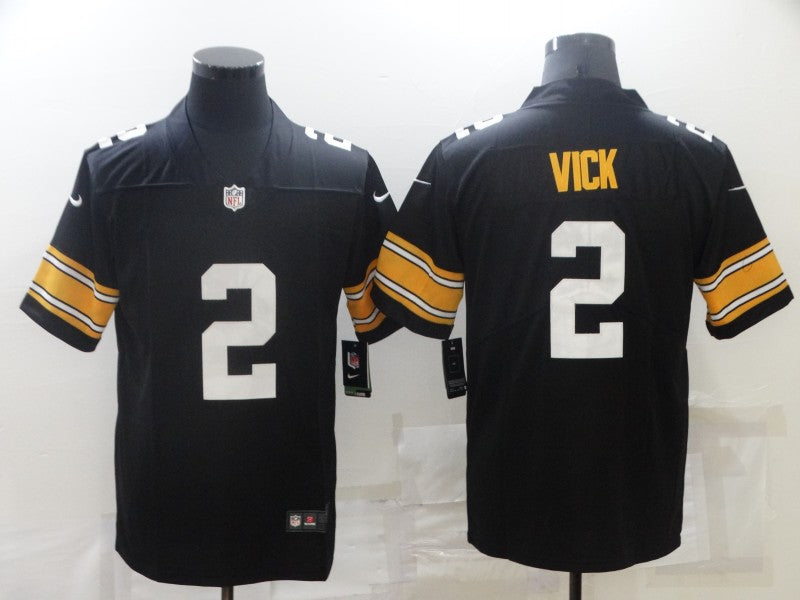 Men’s Pittsburgh Steelers Michael Vick #2 Black Jersey