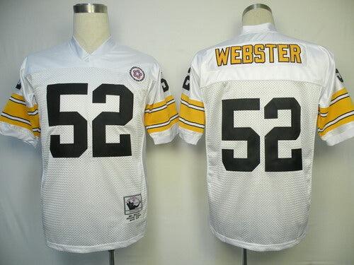 Men’s Pittsburgh Steelers Mike Webster Mitchell & Ness White Legacy Jersey