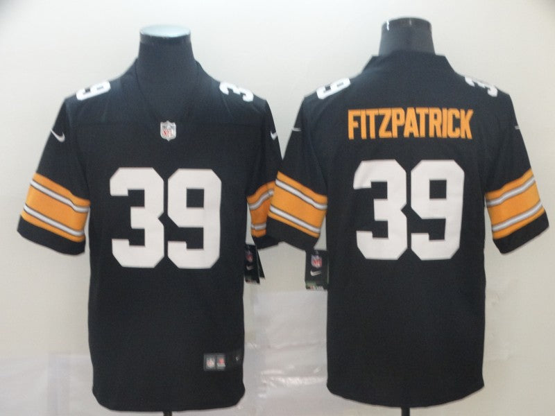 Men’s Pittsburgh Steelers Minkah Fitzpatrick #39 Black Jersey