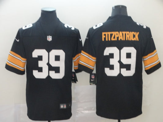 Men’s Pittsburgh Steelers Minkah Fitzpatrick #39 Black Jersey
