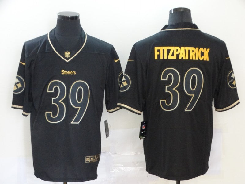 Men’s Pittsburgh Steelers Minkah Fitzpatrick #39 Black Jersey