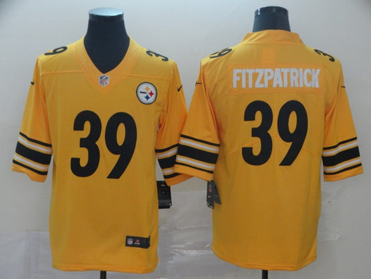 Men’s Pittsburgh Steelers Minkah Fitzpatrick #39 Gold Inverted Team Jersey