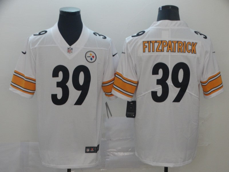 Men’s Pittsburgh Steelers Minkah Fitzpatrick #39 White Jersey