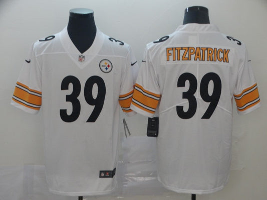 Men’s Pittsburgh Steelers Minkah Fitzpatrick #39 White Jersey
