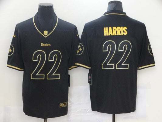 Men’s Pittsburgh Steelers Najee Harris #22 Black Jersey