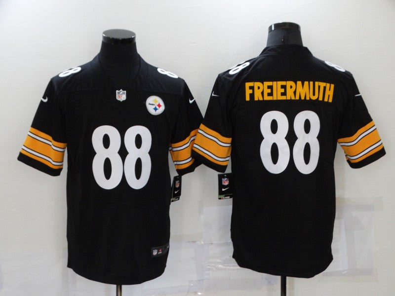 Men’s Pittsburgh Steelers Pat Freiermuth #88 Black Jersey