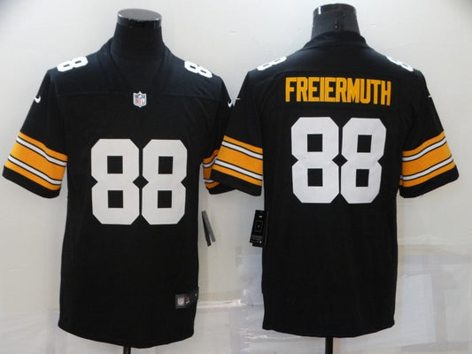 Men’s Pittsburgh Steelers Pat Freiermuth #88 Black Jersey