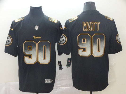 Men’s Pittsburgh Steelers T.J. Watt Black Team Jersey
