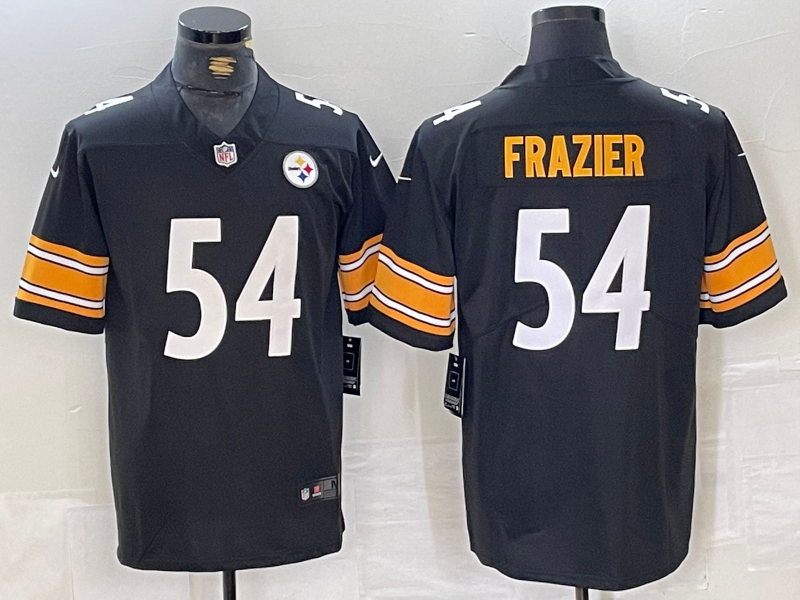 Men’s Pittsburgh Steelers Zach Frazier #54 Black Jersey